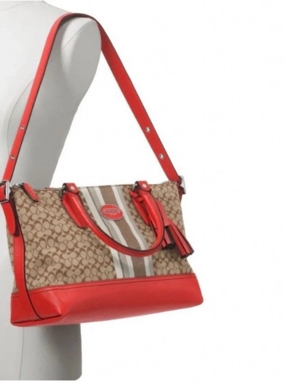 Coach signature stripe